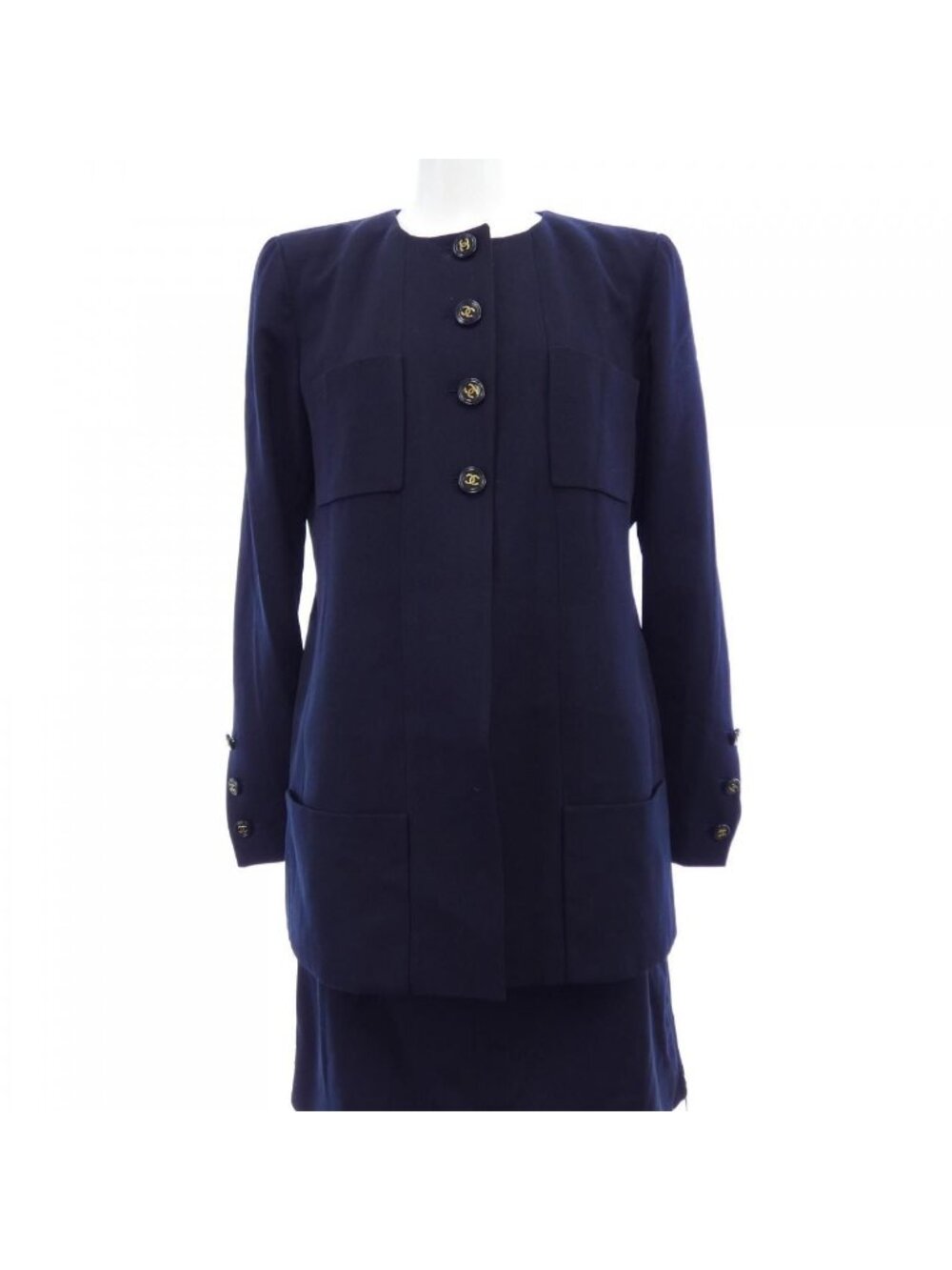 Chanel Vintage Suit Navy